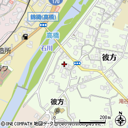 大阪府富田林市彼方117周辺の地図