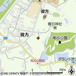 大阪府富田林市彼方268周辺の地図