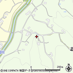 広島県東広島市志和町志和西187周辺の地図