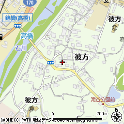 大阪府富田林市彼方473-1周辺の地図