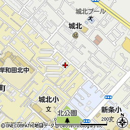 大阪府岸和田市春木旭町38-22周辺の地図