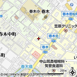 大阪府岸和田市春木若松町9-20周辺の地図