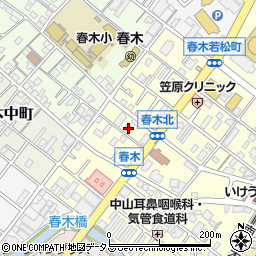 大阪府岸和田市春木若松町10-6周辺の地図