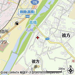 大阪府富田林市彼方116周辺の地図