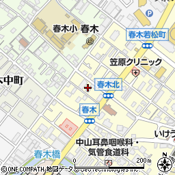 大阪府岸和田市春木若松町10周辺の地図