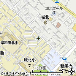 大阪府岸和田市春木旭町38-21周辺の地図