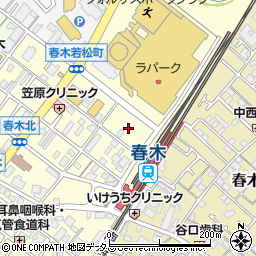 大阪府岸和田市春木若松町20周辺の地図