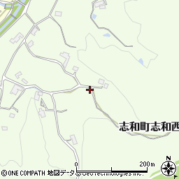 広島県東広島市志和町志和西257周辺の地図