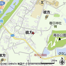 大阪府富田林市彼方448-5周辺の地図
