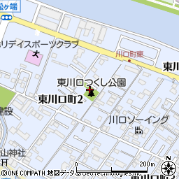 東川口つくし公園周辺の地図