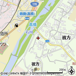 大阪府富田林市彼方125-1周辺の地図