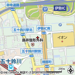 三重県伊勢市楠部町乙-168周辺の地図