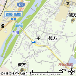 大阪府富田林市彼方476-3周辺の地図