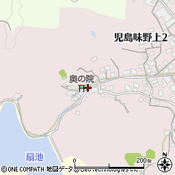 岡山県倉敷市児島味野上周辺の地図