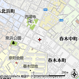 大阪府岸和田市春木本町14-20周辺の地図