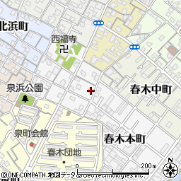 大阪府岸和田市春木本町14-19周辺の地図