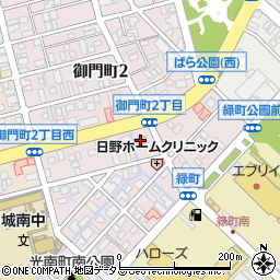 セブンイレブン福山御門３丁目店周辺の地図