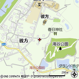 大阪府富田林市彼方266周辺の地図