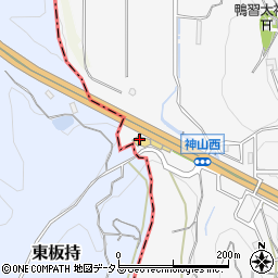 道の駅かなん周辺の地図