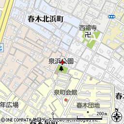 大阪府岸和田市春木南浜町8-2周辺の地図