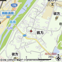 大阪府富田林市彼方477周辺の地図