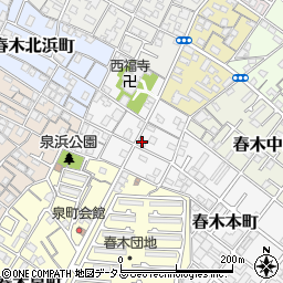 大阪府岸和田市春木本町14-8周辺の地図