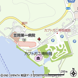 岡山県笠岡市横島1893周辺の地図