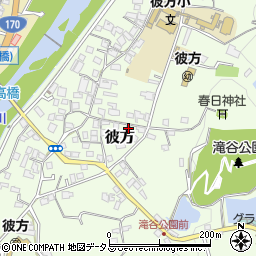 大阪府富田林市彼方450周辺の地図
