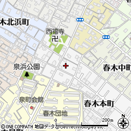 大阪府岸和田市春木本町14-5周辺の地図