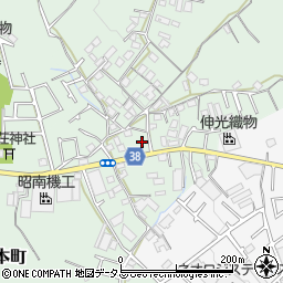 大阪府和泉市東阪本町362-5周辺の地図