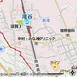 フィルハウス須賀周辺の地図