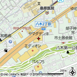 ヤマダデンキテックランド広島八木店周辺の地図