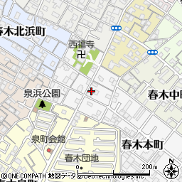 大阪府岸和田市春木本町14-9周辺の地図