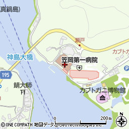 岡山県笠岡市横島1944周辺の地図