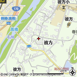 大阪府富田林市彼方460周辺の地図