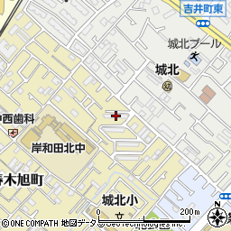 大阪府岸和田市春木旭町38-1周辺の地図