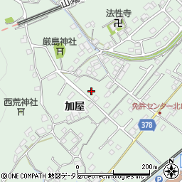 広島県福山市津之郷町加屋周辺の地図