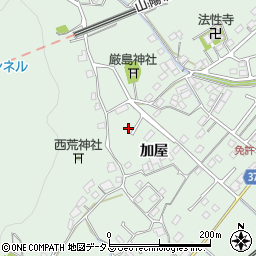 広島県福山市津之郷町加屋193-3周辺の地図