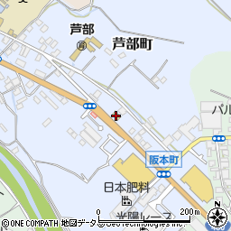 ファミリーマート和泉芦部町店周辺の地図