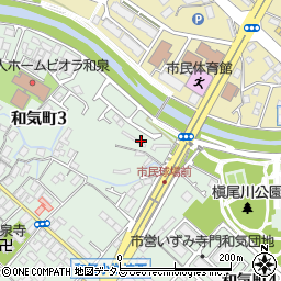 和泉タクシー株式会社　配車室周辺の地図