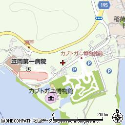 岡山県笠岡市横島1887周辺の地図