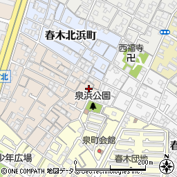 大阪府岸和田市春木南浜町8周辺の地図
