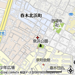 大阪府岸和田市春木南浜町8-10周辺の地図