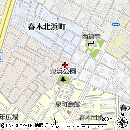 大阪府岸和田市春木南浜町8-20周辺の地図