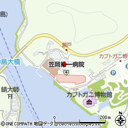 岡山県笠岡市横島1917周辺の地図
