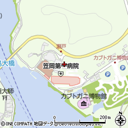 岡山県笠岡市横島1896周辺の地図