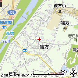 大阪府富田林市彼方440周辺の地図