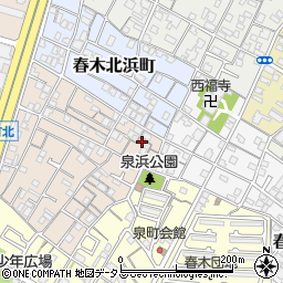 大阪府岸和田市春木南浜町8-12周辺の地図