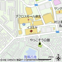 ダイソーアクロスモール泉北店周辺の地図