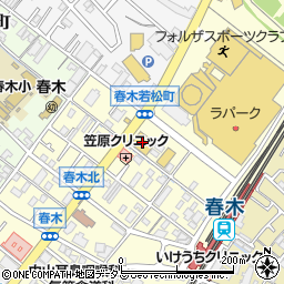 西松屋岸和田春木店周辺の地図